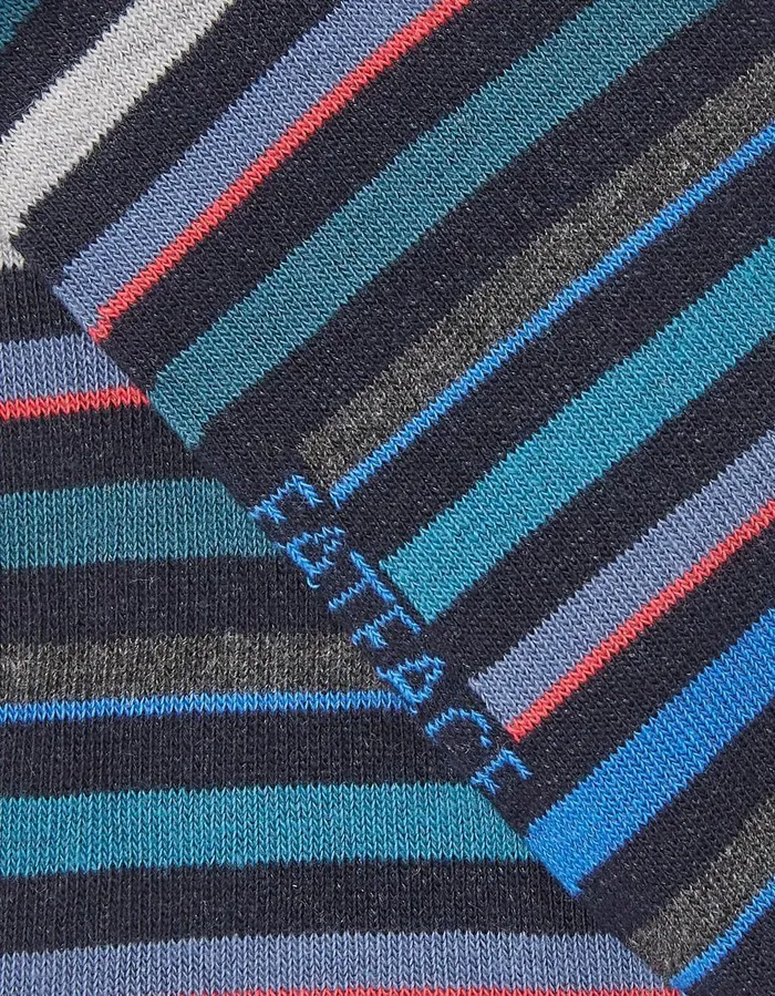 1 Pack Oscar Stripe Trainer Socks Multi Men FatFace Socks and Underwear