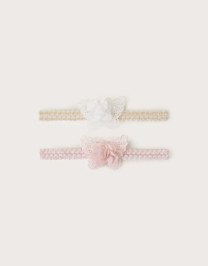 2Pack Baby Butterfly Bandos Children Monsoon Girls039 Hair Accessories