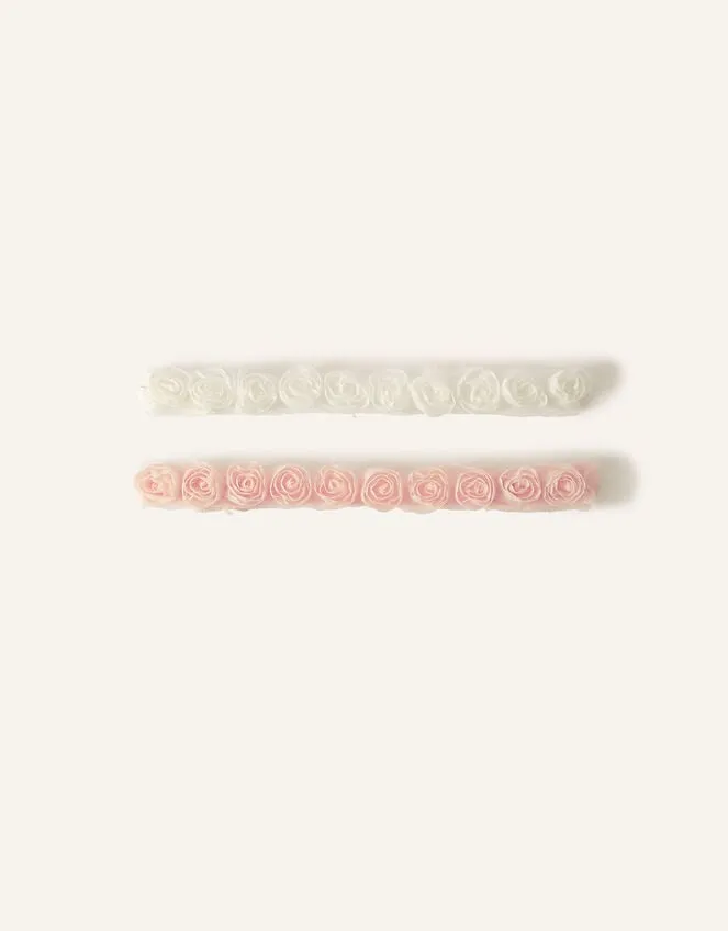 2Pack Baby Rosette Bandos Children Monsoon Girls039 Hair Accessories