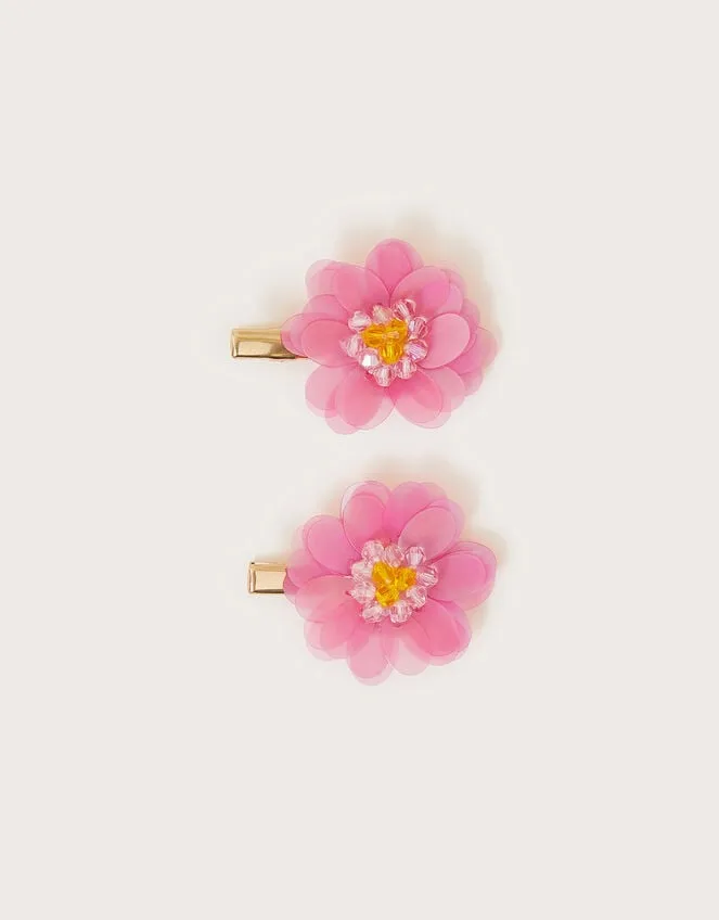 2Pack Sequin Daisy Clips Children Monsoon Girls039 Hair Accessories