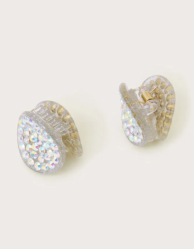 2Pack Sparkle Claw Clips Children Monsoon Girls039 Hair Accessories