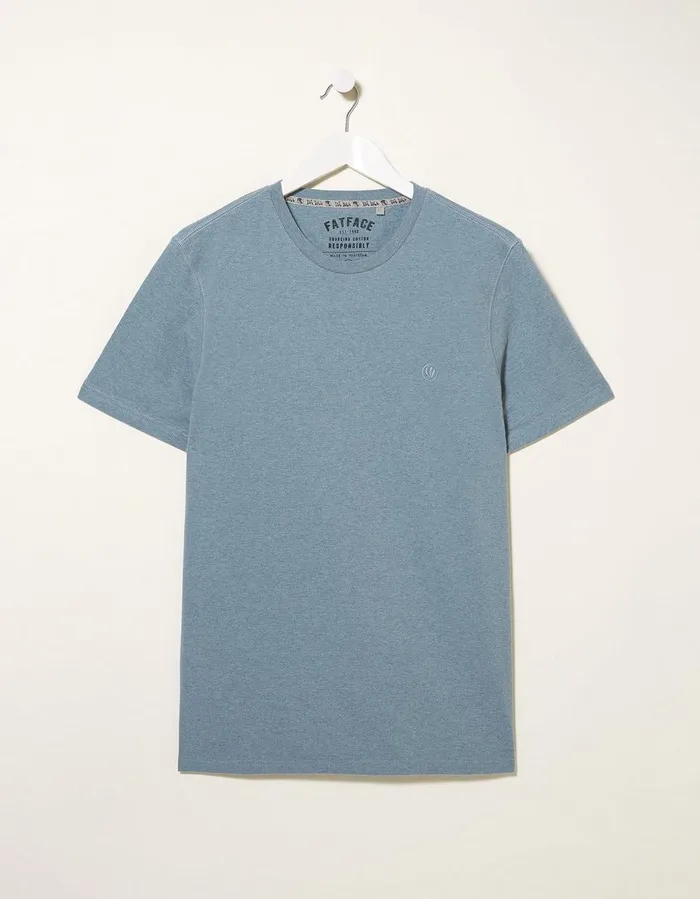 3 Pack Cotton TShirts Blue Men FatFace TShirts