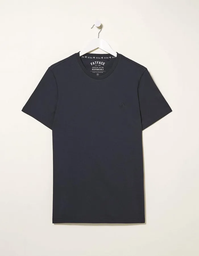 3 Pack Cotton TShirts Blue Men FatFace TShirts