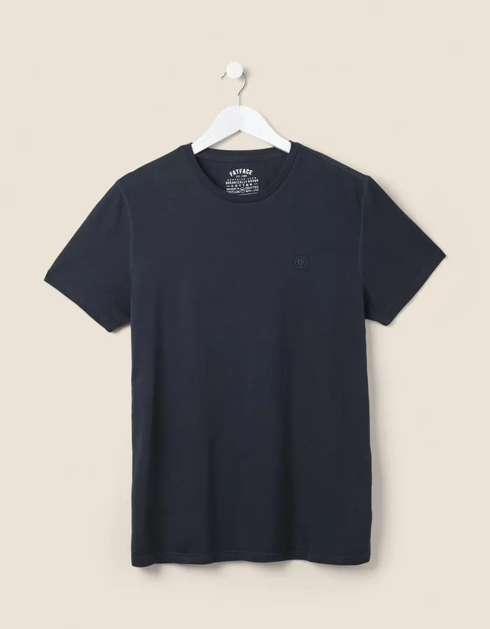 3 Pack Cotton TShirts Navy Men FatFace Nightwear and Pyjamas