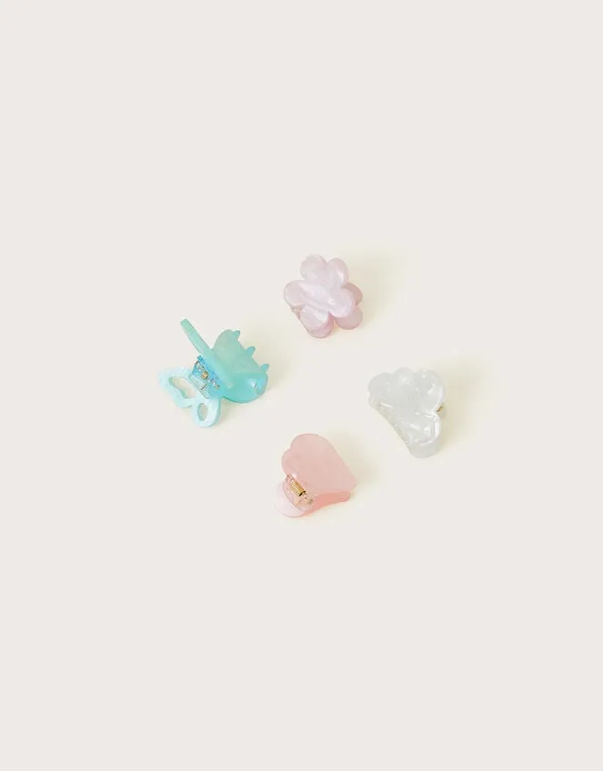 4Pack Pearly Dream Claw Clips Children Monsoon Girls039 Hair Accessories