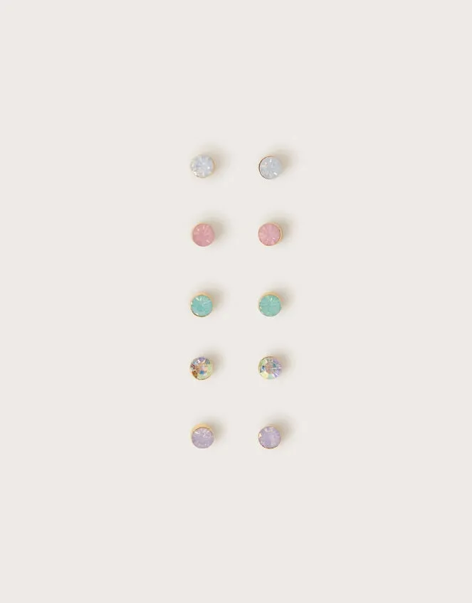 5Pack Athena Stud Earrings Children Monsoon Girls039 Jewellery