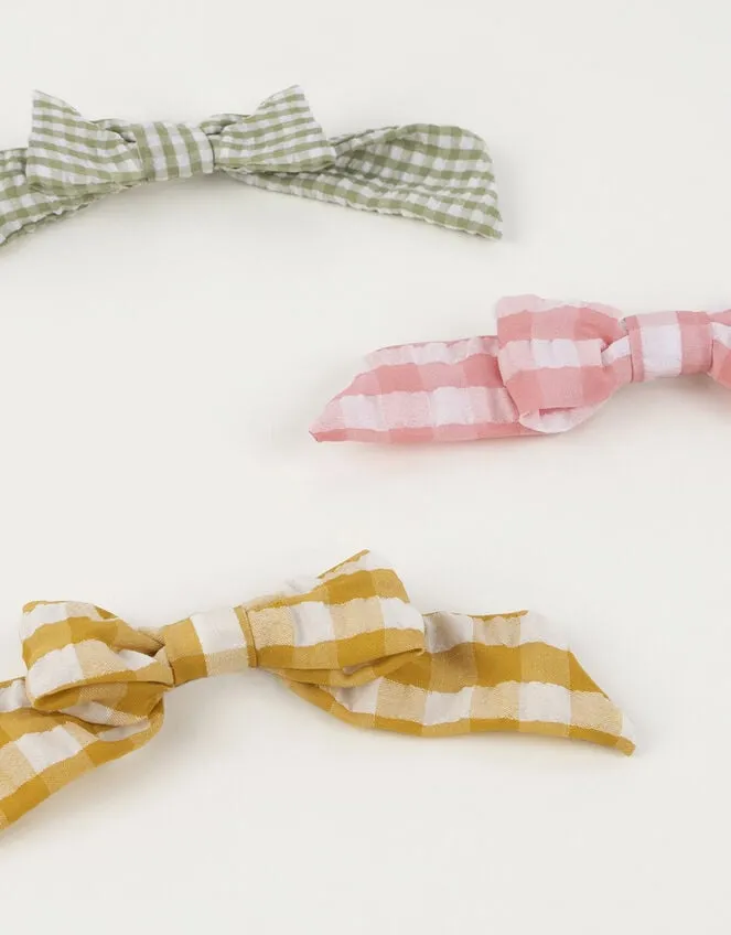6Pack Meri Meri Gingham Hair Bows Children Monsoon Girls039 Hair Accessories