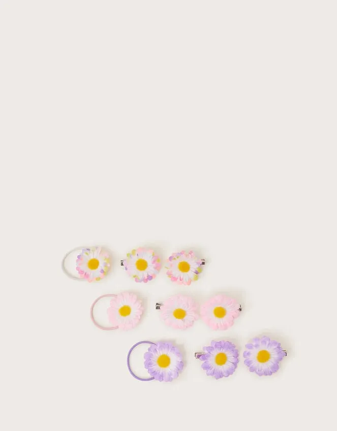 9Piece Sunflower Hair Set Children Monsoon Girls039 Hair Accessories