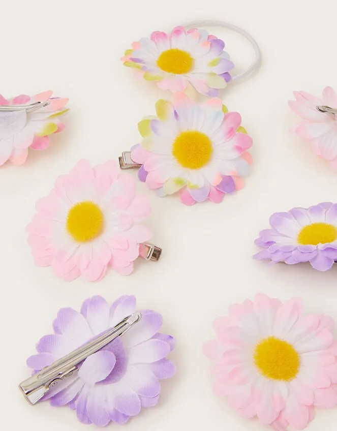 9Piece Sunflower Hair Set Children Monsoon Girls039 Hair Accessories