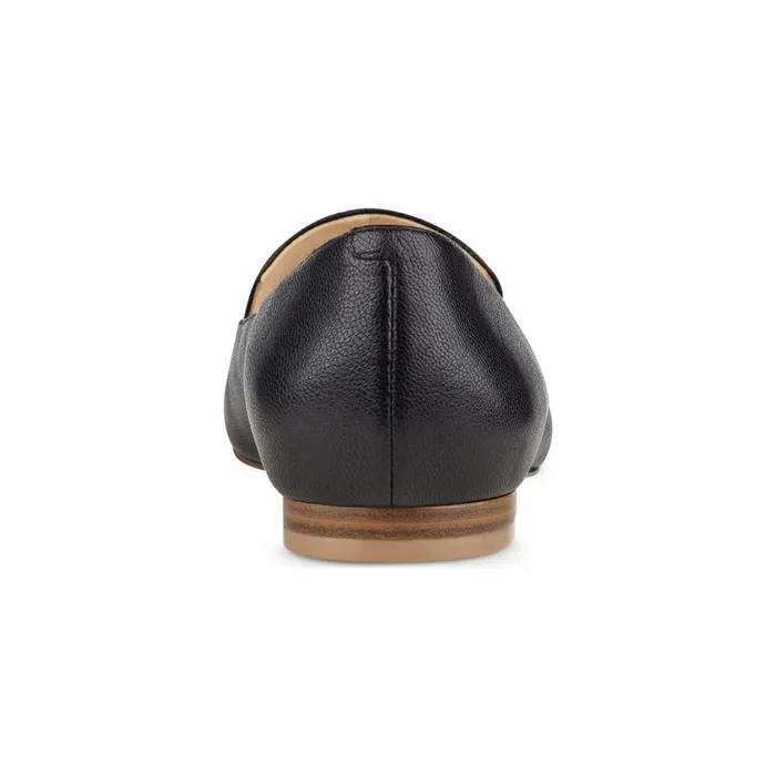 Abay Smoking Flats Black Leather Women Nine West Flats and Loafers