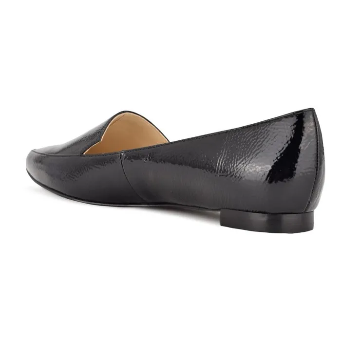 Abay Smoking Flats Black Women Nine West Flats and Loafers