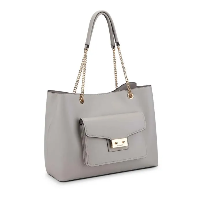 Abida Jet Set Tote Dove WomenMen Nine West Totes and Backpacks
