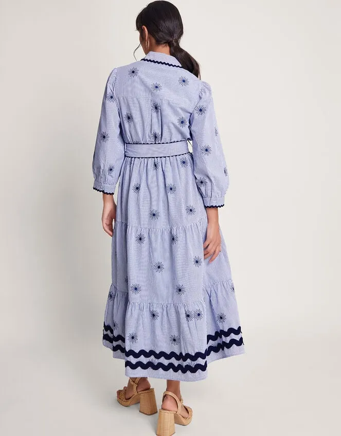 Adira Shirt Dress Blue Women Monsoon Dresses
