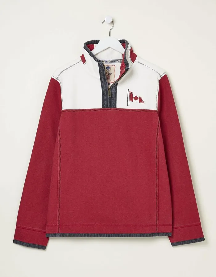 Airlie Canada Sweatshirt Red Men FatFace Sweatshirts and Hoodies