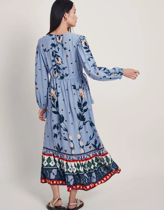 Aldina Floral Dress Blue Women Monsoon Dresses
