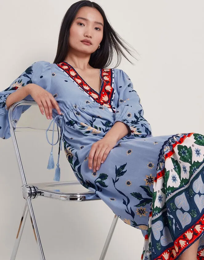 Aldina Floral Dress Blue Women Monsoon Dresses