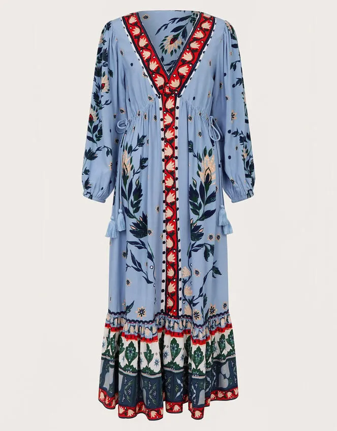 Aldina Floral Dress Blue Women Monsoon Dresses