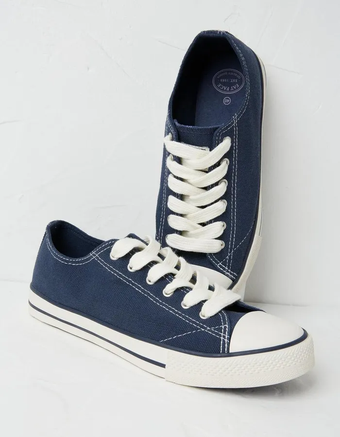 Alfie Lace Up Trainers Navy Men FatFace Trainers