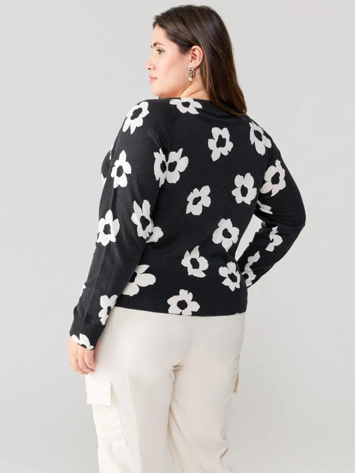 All Day Long Sweater Flower Pop Inclusive Collection Women Sanctuary Clothing Inclusive