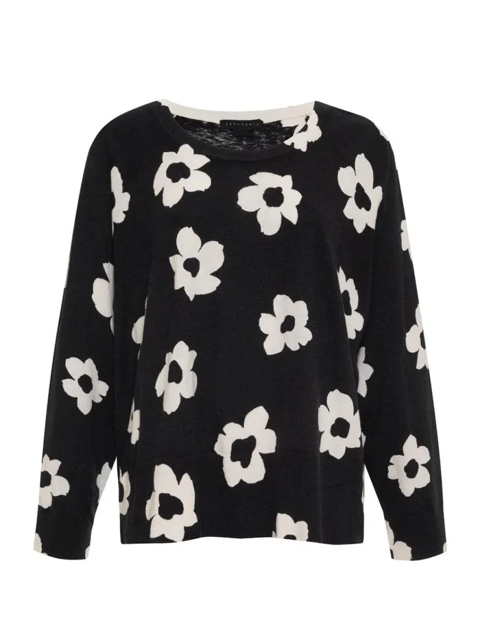 All Day Long Sweater Flower Pop Inclusive Collection Women Sanctuary Clothing Inclusive