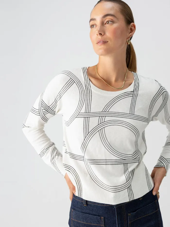 All Day Long Sweater Graphic Lines Women Sanctuary Clothing Sweaters and Cardis All Day Long Sweater Graphic Lines Women Sanctuary Clothing Sweaters and Cardis