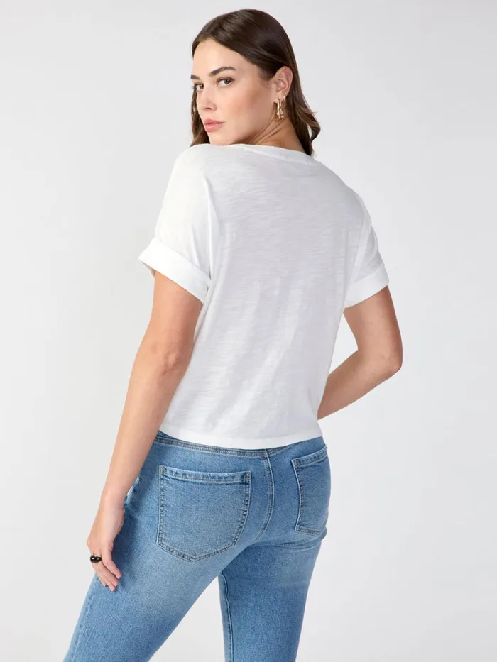 All Day Tie Tee White Women Sanctuary Clothing Tees and Tops All Day Tie Tee White Women Sanctuary Clothing Tees and Tops
