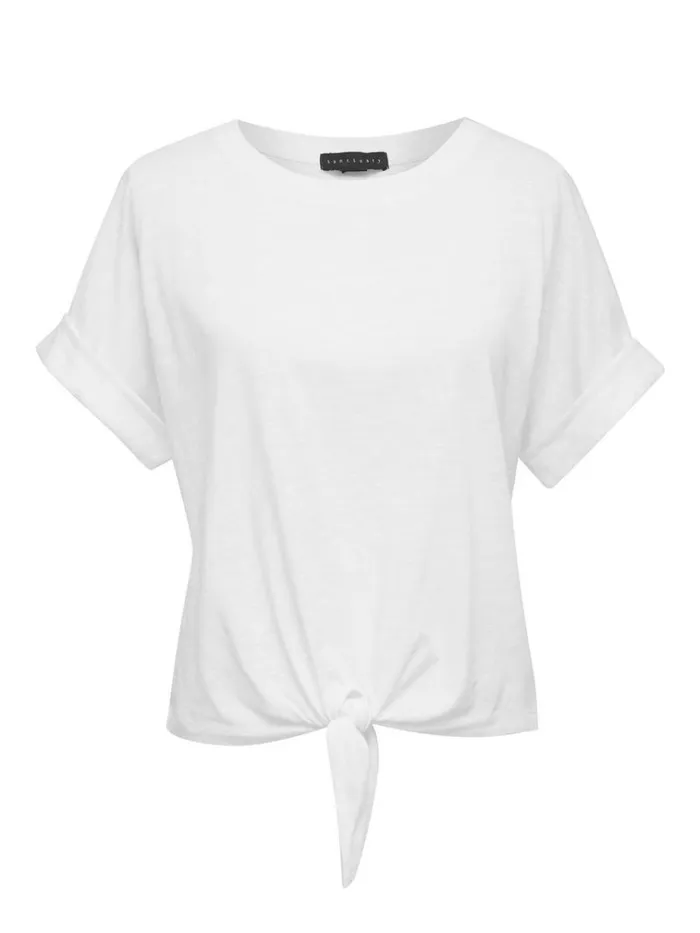 All Day Tie Tee White Women Sanctuary Clothing Tees and Tops All Day Tie Tee White Women Sanctuary Clothing Tees and Tops