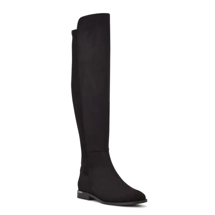 Allair Over The Knee Boots Black Women Nine West Boots and Booties
