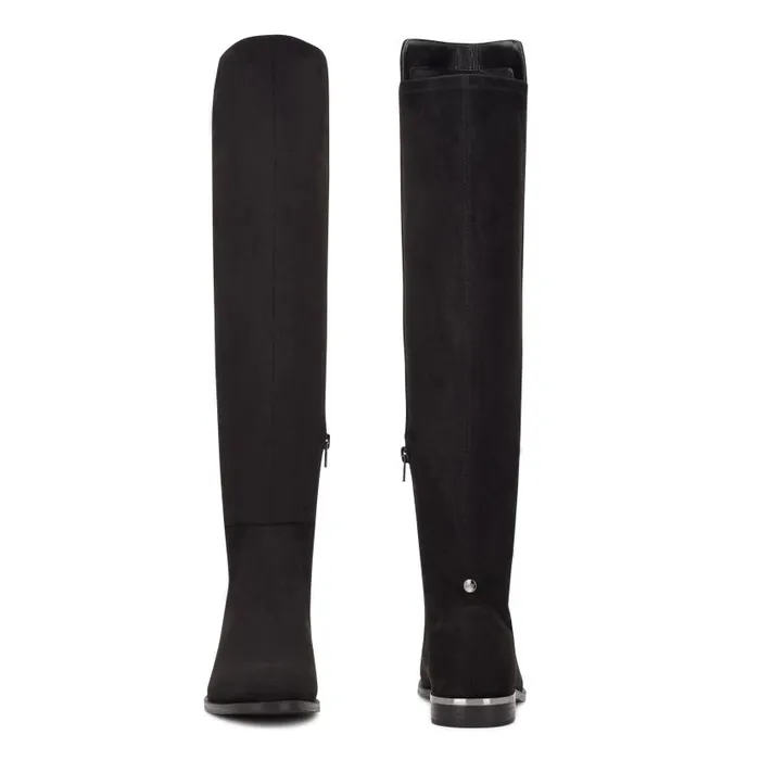 Allair Over The Knee Boots Black Women Nine West Boots and Booties