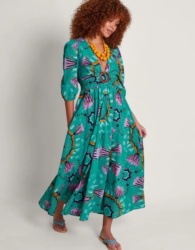 Allegra Ring Dress Teal Women Monsoon Dresses