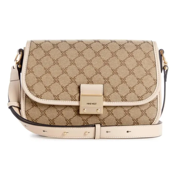 Allington Crossbody Flap Mocha Logobeige WomenMen Nine West Satchels and Shoulder Bags Allington Crossbody Flap Mocha Logobeige WomenMen Nine West Satchels and Shoulder Bags