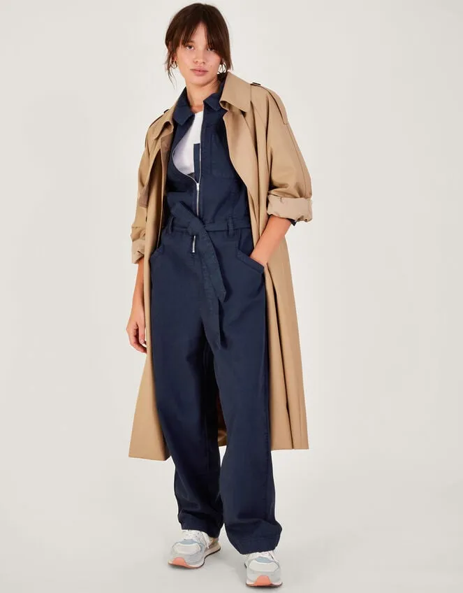 Ally ZipUp Jumpsuit Blue Women Monsoon Dresses