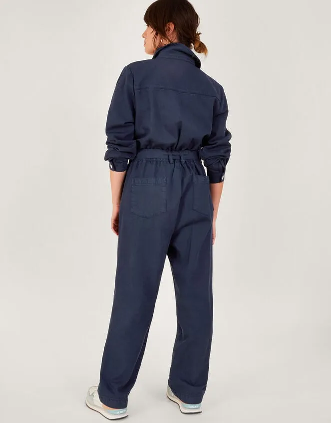 Ally ZipUp Jumpsuit Blue Women Monsoon Dresses
