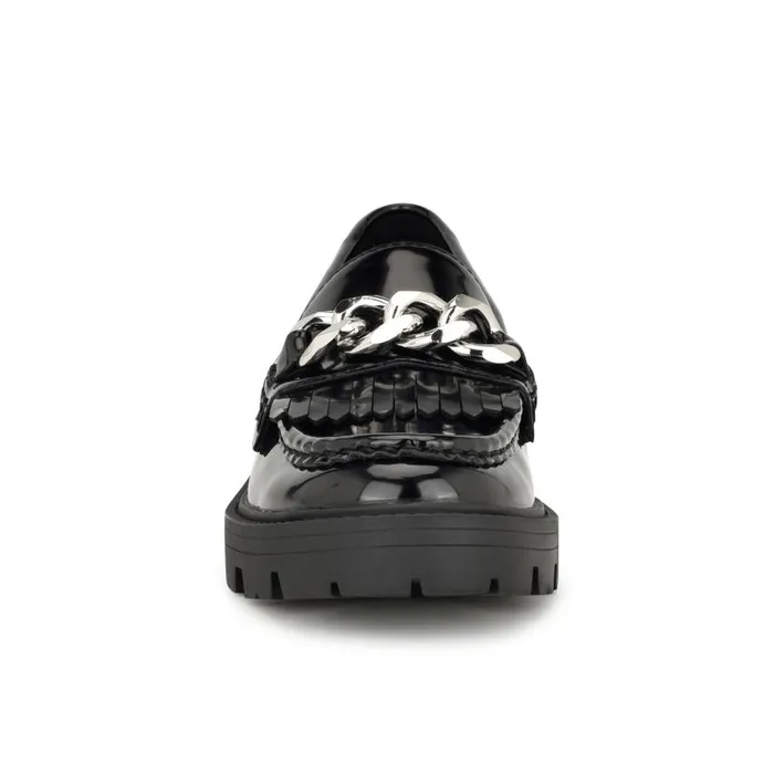 Andme Casual Moc Loafers Black Women Nine West Flats and Loafers