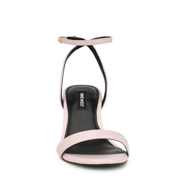Anny Ankle Strap Heeled Sandals Baby Pink Women Nine West Sandals
