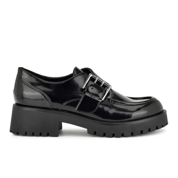 Araise Casual Moc Loafers Black Women Nine West Flats and Loafers
