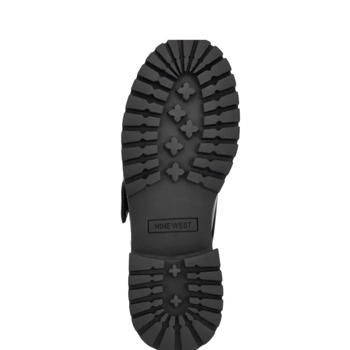 Araise Casual Moc Loafers Black Women Nine West Flats and Loafers