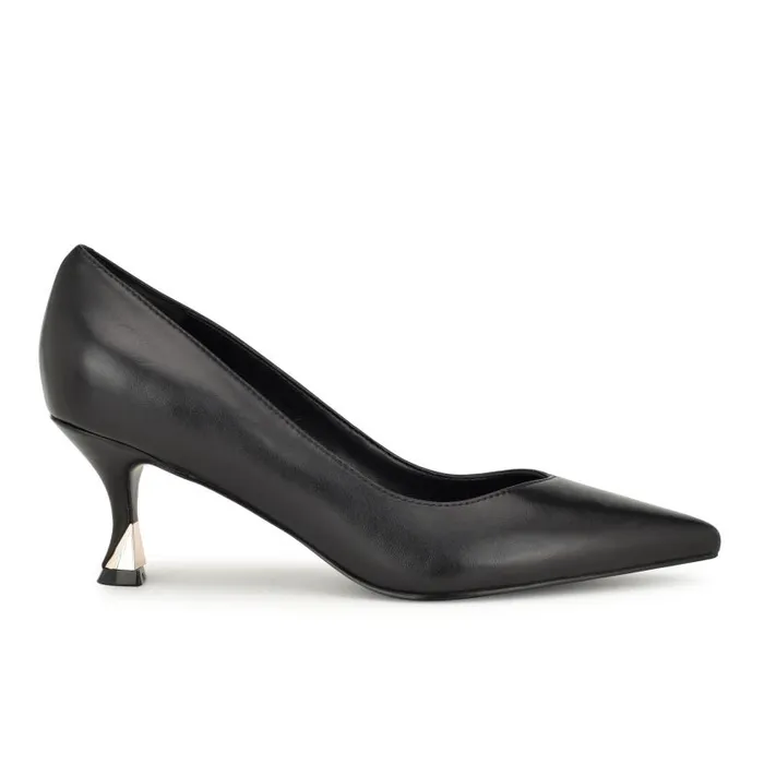 Ariella Pointy Toe Pumps Black Women Nine West Heels