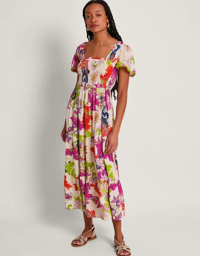 Arissa Print Dress Ivory Women Monsoon Dresses
