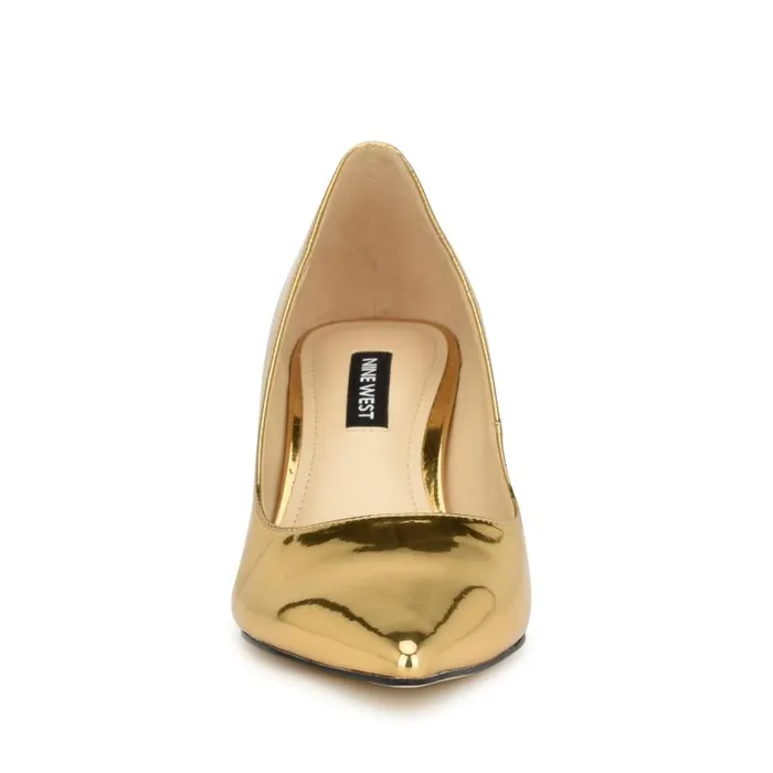 Arlene Pointy Toe Pumps Bronze Women Nine West Heels