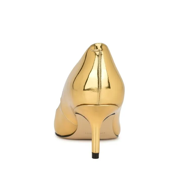 Arlene Pointy Toe Pumps Bronze Women Nine West Heels