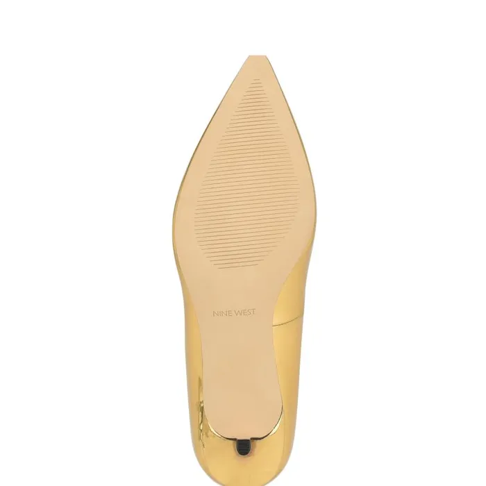 Arlene Pointy Toe Pumps Bronze Women Nine West Heels