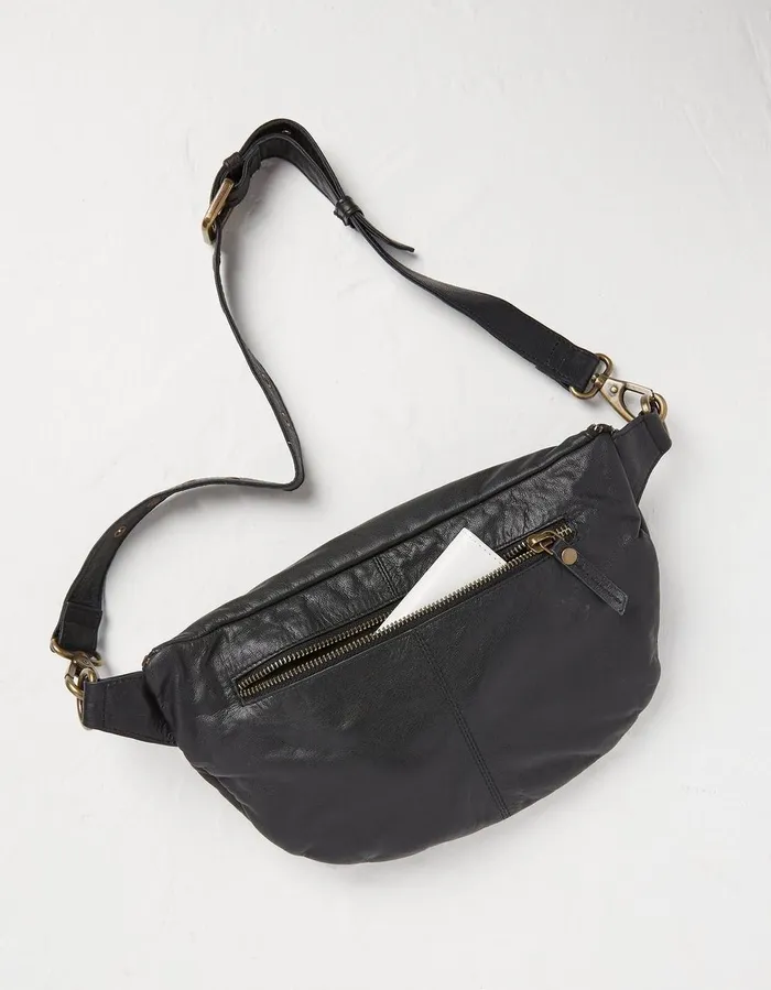 Arven Sling Crossbody Bag Black Women FatFace Bags and Purses