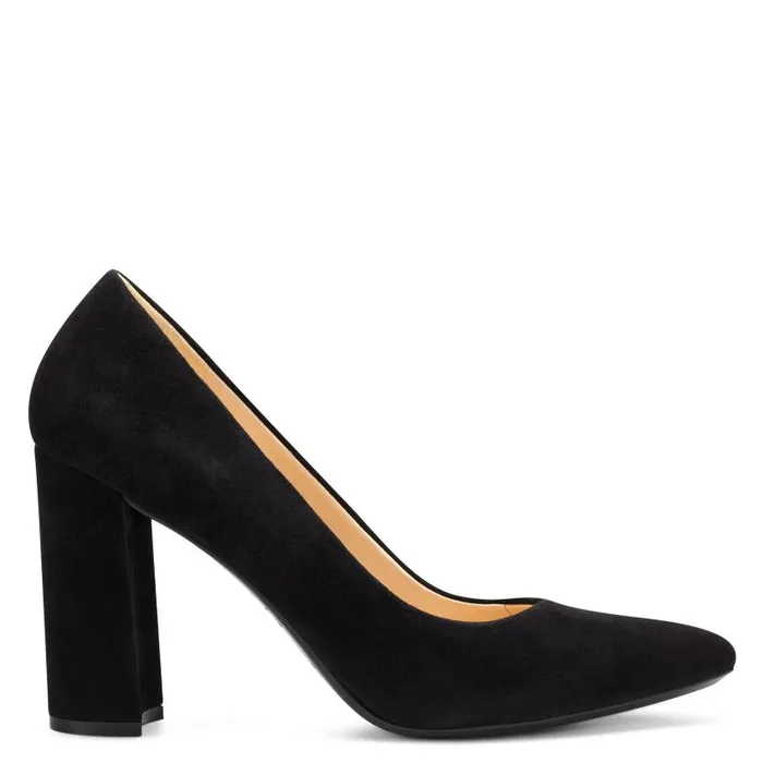 Astoria 92159 Pumps Black Suede Women Nine West Heels