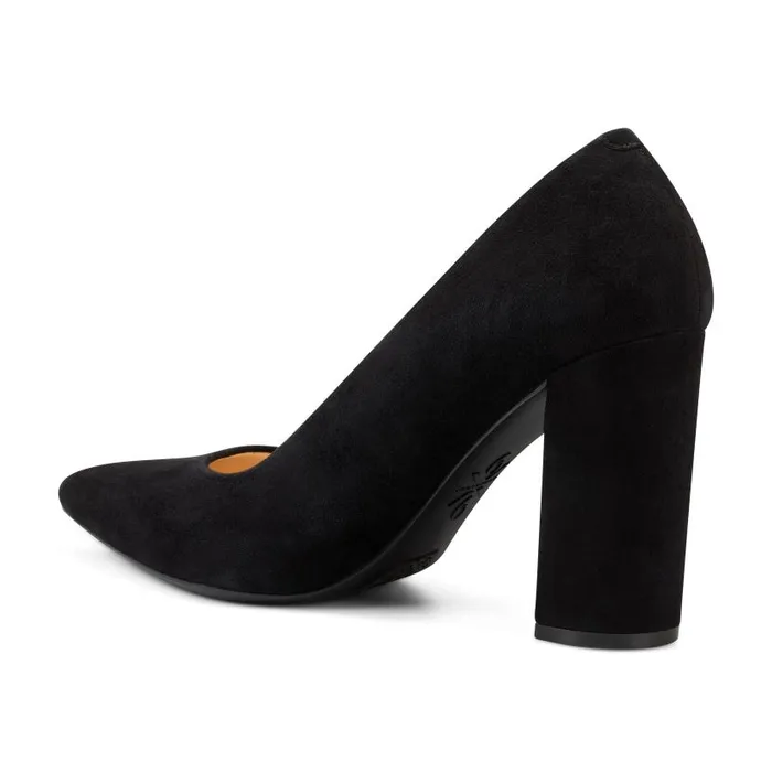 Astoria 92159 Pumps Black Suede Women Nine West Heels