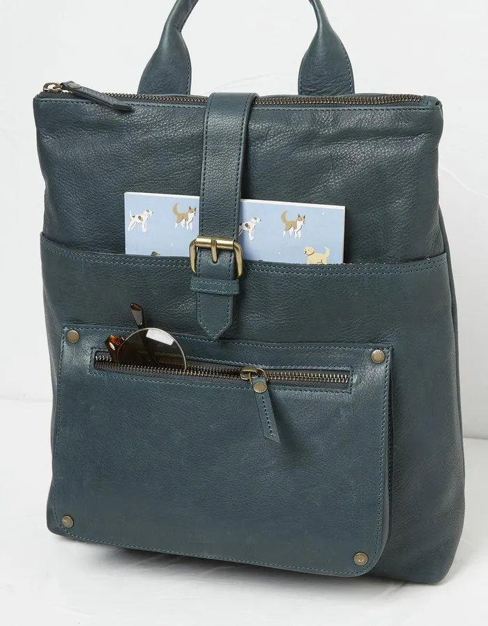Ava Backpack Teal Blue Women FatFace Bags and Purses