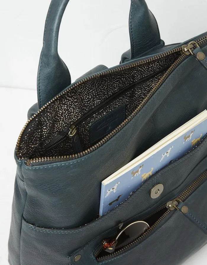 Ava Backpack Teal Blue Women FatFace Bags and Purses