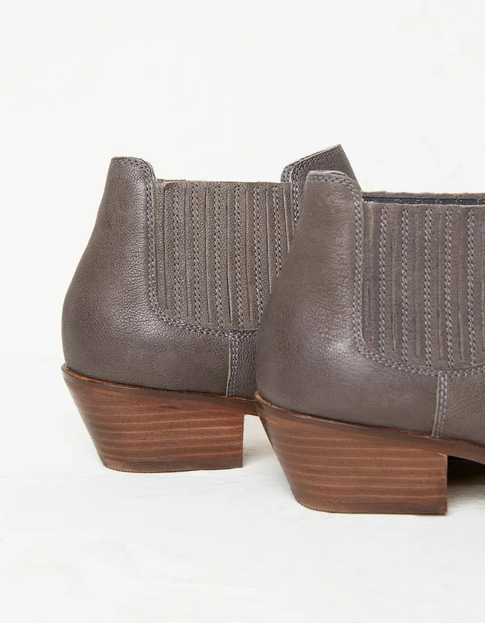 Ava Western Ankle Boot Grey Women FatFace Boots