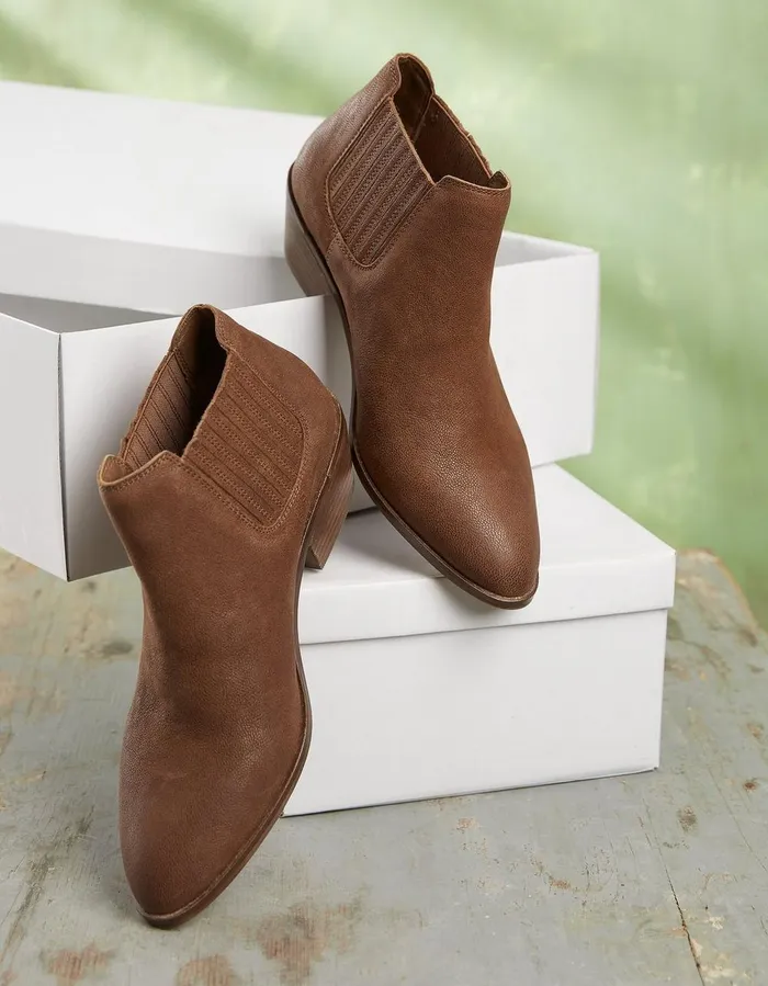 Ava Western Ankle Boot Tan Women FatFace Boots