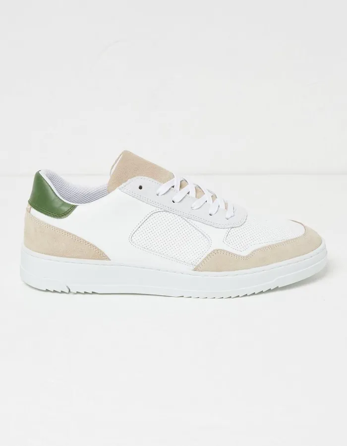 Axel Skater Trainer White Men FatFace Trainers